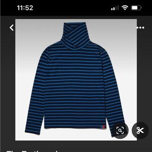 KULE Turtleneck Size Medium, Bright Striped Turtleneck